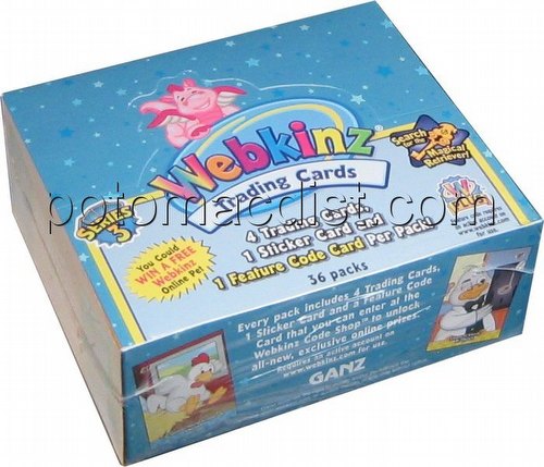 Webkinz Series 3 Trading Cards Box
