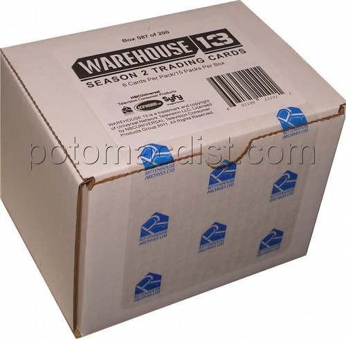 Warehouse 13 Season 2 Premium Pack Trading Cards Box