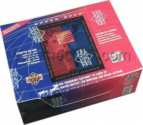 93 1993 Upper Deck USA World Cup Soccer Cards Box [English/Spanish]