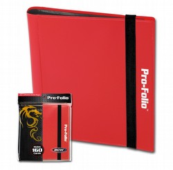 BCW 4-Pocket Pro-Folio Red