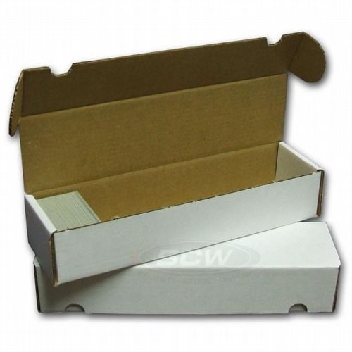 BCW 800-count White Cardboard Card Storage Box