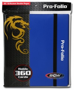 BCW 9-Pocket Pro-Folio Blue