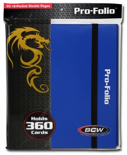 BCW 9-Pocket Pro-Folio Blue