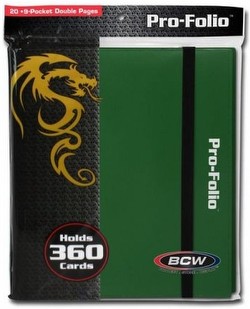 BCW 9-Pocket Pro-Folio Green