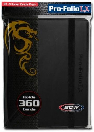 BCW 9-Pocket Pro-Folio LX Black
