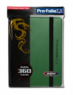 BCW 9-Pocket Pro-Folio LX Green