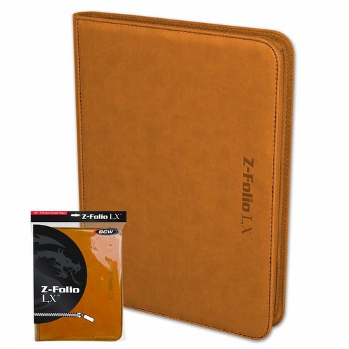 BCW 9-Pocket Z-Folio LX Orange