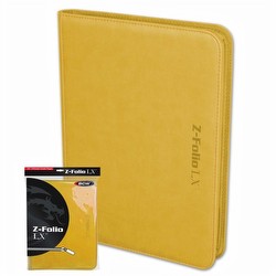 BCW 9-Pocket Z-Folio LX Yellow