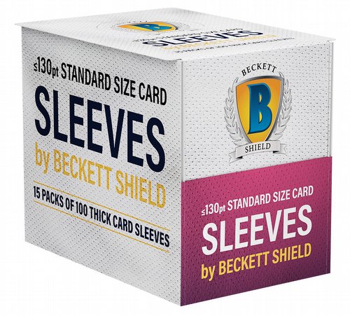 Beckett Shield: Thick Card Size Sleeves Box