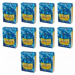 Dragon Shield Japanese (Yu-Gi-Oh Size) Card Sleeves Box - Classic Sky Blue [10 packs]