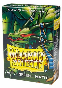 Dragon Shield Japanese (Yu-Gi-Oh Size) Card Sleeves - Matte Apple Green [2 Packs]