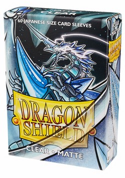 Dragon Shield Japanese (Yu-Gi-Oh Size) Card Sleeves - Matte Clear [5 Packs]