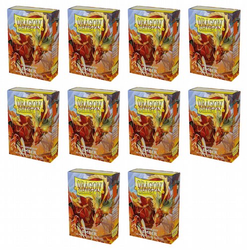 Dragon Shield Japanese (Yu-Gi-Oh Size) Card Sleeves Box - Matte Dual Ember