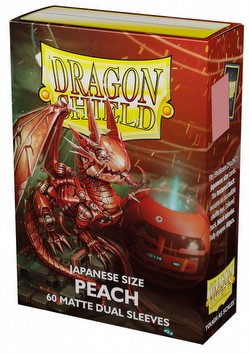 Dragon Shield Japanese (Yu-Gi-Oh Size) Card Sleeves Box - Matte Dual Peach