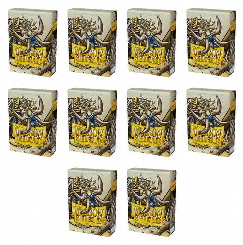 Dragon Shield Japanese (Yu-Gi-Oh Size) Card Sleeves Box - Matte Ivory [10 packs]