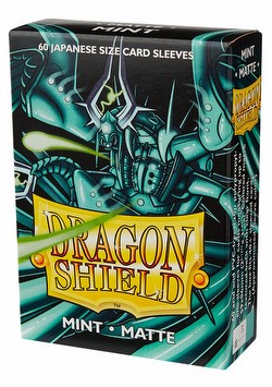 Dragon Shield Japanese (Yu-Gi-Oh Size) Card Sleeves - Matte Mint [5 Packs]