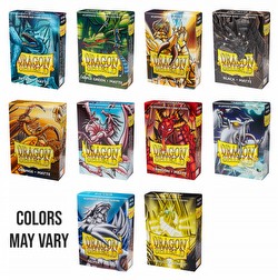 Dragon Shield Japanese (Yu-Gi-Oh Size) Card Sleeves Box - Matte Mixed Colors [10 packs]