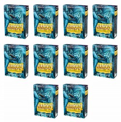 Dragon Shield Japanese (Yu-Gi-Oh Size) Card Sleeves Box - Matte Petrol [10 packs]