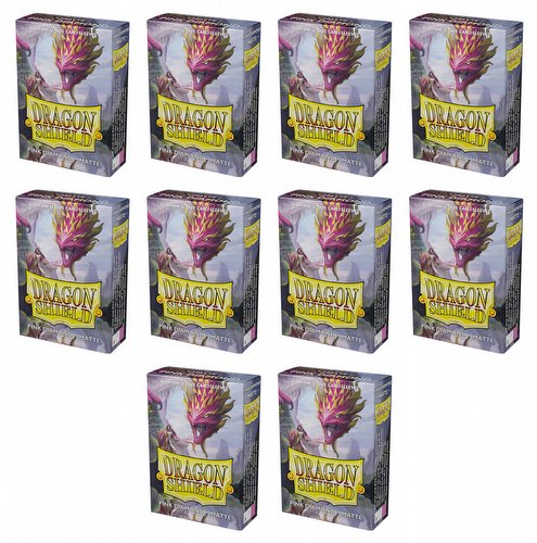 Dragon Shield Japanese (Yu-Gi-Oh Size) Card Sleeves Box - Matte Pink Diamond [10 packs]