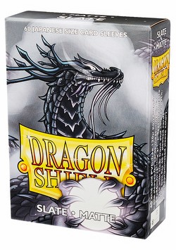 Dragon Shield Japanese (Yu-Gi-Oh Size) Card Sleeves - Matte Slate [5 Packs]