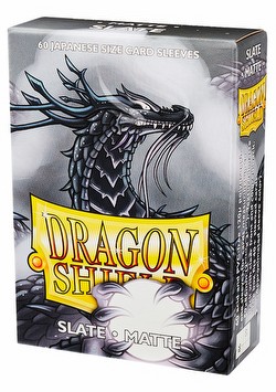 Dragon Shield Japanese (Yu-Gi-Oh Size) Card Sleeves - Matte Slate [2 Packs]