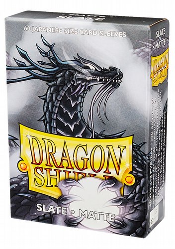 Dragon Shield Japanese (Yu-Gi-Oh Size) Card Sleeves - Matte Slate [5 Packs]