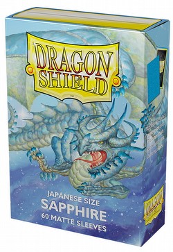 Dragon Shield Japanese (Yu-Gi-Oh Size) Card Sleeves Box - Matte Sapphire [10 packs]