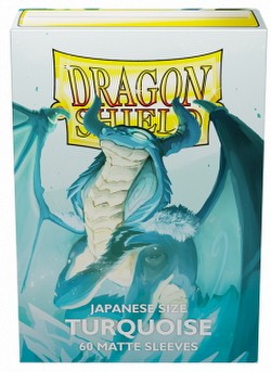Dragon Shield Japanese (Yu-Gi-Oh Size) Card Sleeves Box - Matte Turquiose [10 packs]