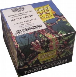Dragon Shield Japanese (Yu-Gi-Oh Size) Card Sleeves Box - Matte White [10 packs]