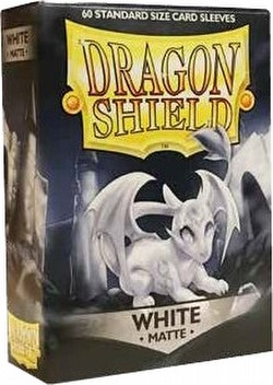 Dragon Shield Standard Size Card Game Sleeves Box - Matte White [60 ct.]