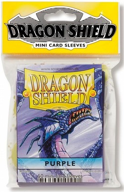 Dragon Shield Mini (Yu-Gi-Oh Size) Card Sleeves Pack - Purple