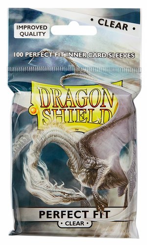 Dragon Shield Perfect Fit Sleeves Pack - Clear