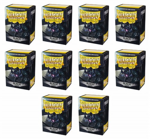 Dragon Shield Standard Classic Sleeves Box - Black