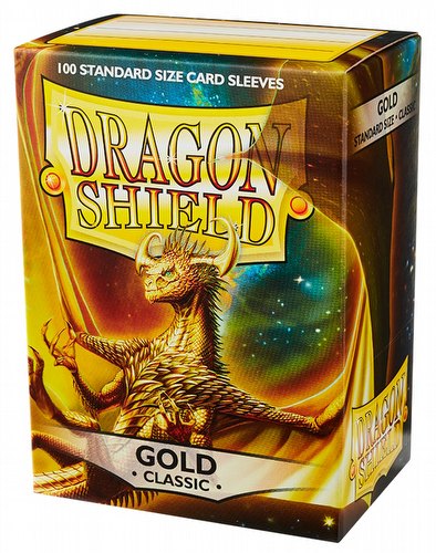 Dragon Shield Standard Classic Sleeves Pack - Gold