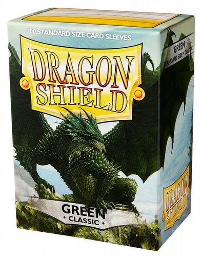 Dragon Shield Standard Classic Sleeves Pack - Green