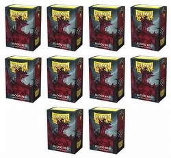 Dragon Shield Standard Size Card Game Sleeves Box - Matte Blood Red
