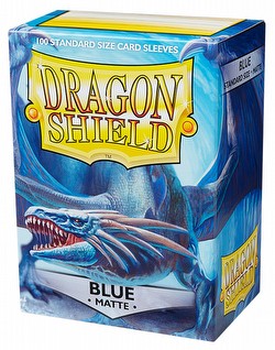 Dragon Shield Standard Size Card Game Sleeves Pack - Matte Blue