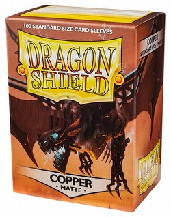 Dragon Shield Standard Size Card Game Sleeves - Matte Copper [2 packs]