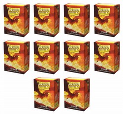 Dragon Shield Dual Sleeves Display Box - Matte Ember