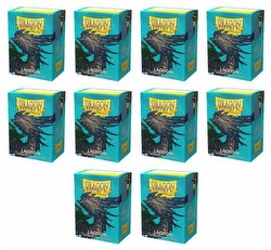 Dragon Shield Dual Sleeves Display Box - Matte Lagoon