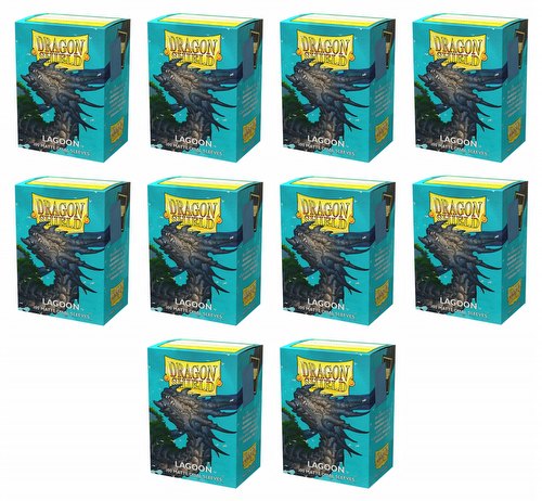 Dragon Shield Dual Sleeves Display Box - Matte Lagoon