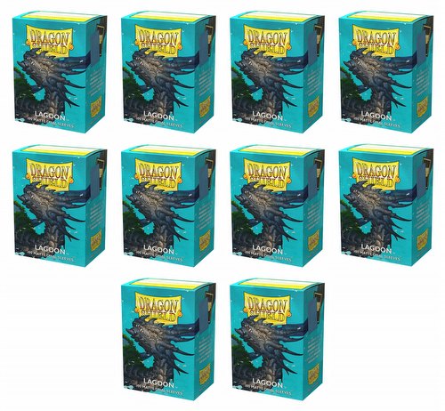 Dragon Shield Dual Sleeves Display Box - Matte Lagoon