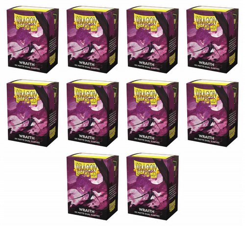 Dragon Shield Dual Sleeves Display Box - Matte Wraith