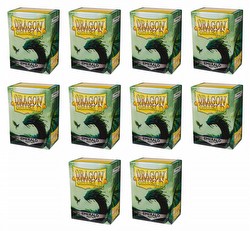 Dragon Shield Standard Size Card Game Sleeves Box - Matte Emerald