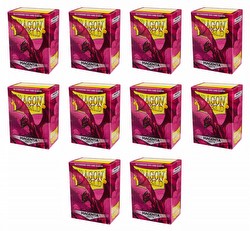 Dragon Shield Standard Size Card Game Sleeves Box - Matte Magenta