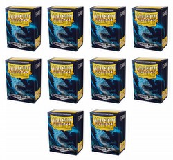 Dragon Shield Standard Size Card Game Sleeves Box - Matte Night Blue