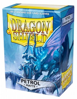 Dragon Shield Standard Size Card Game Sleeves Pack  Matte Petrol [2 packs]