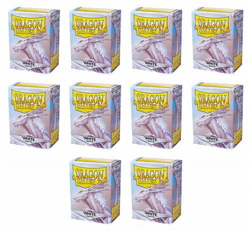 Dragon Shield Standard Size Card Game Sleeves Box - Matte White