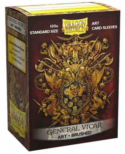 Dragon Shield Art Card Sleeves Display Box - General Vicar Coat of Arms