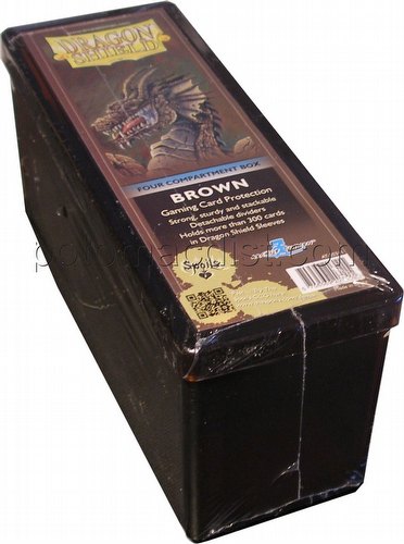 Dragon Shield Four Compartment Storage Box - Brown